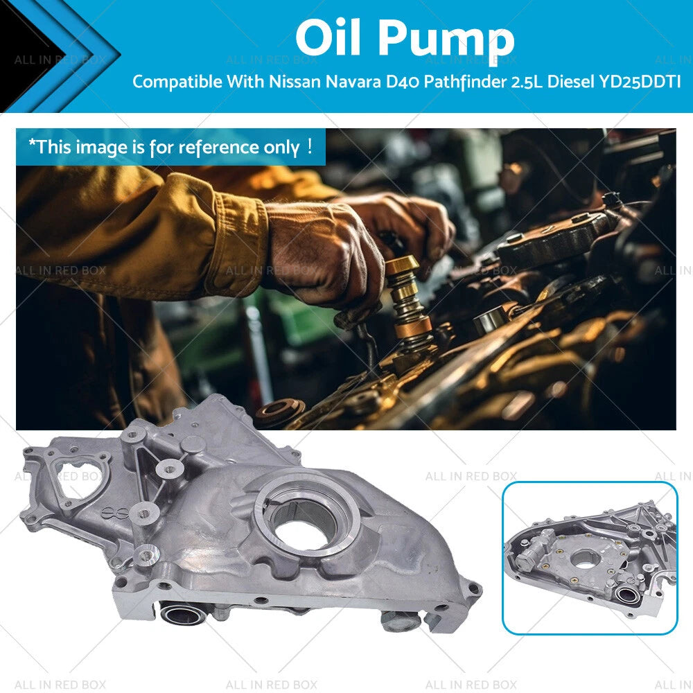 Oil Pump for Nissan Navara D40 Pathfinder 2.5L Diesel YD25DDTI (2005-2015)