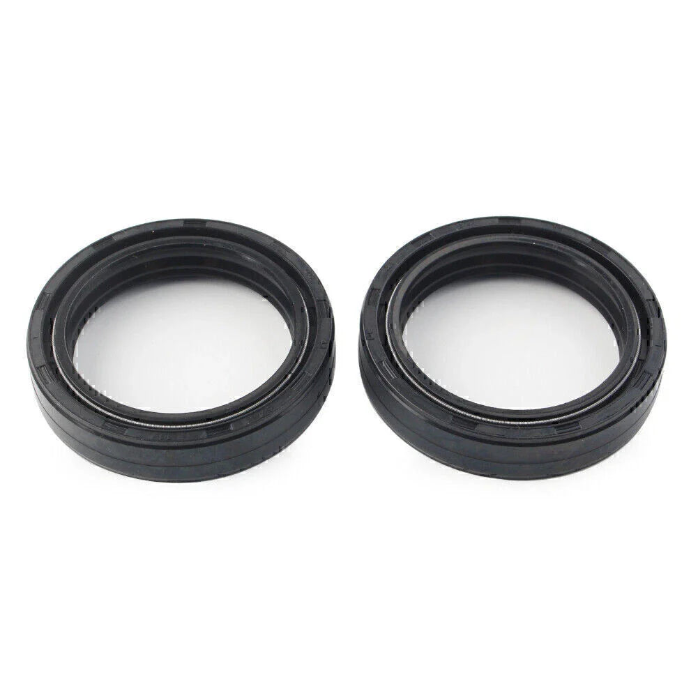 Black 48x60mm Motorcycle Front Fork Damper Shock Absorber Oil Seal
