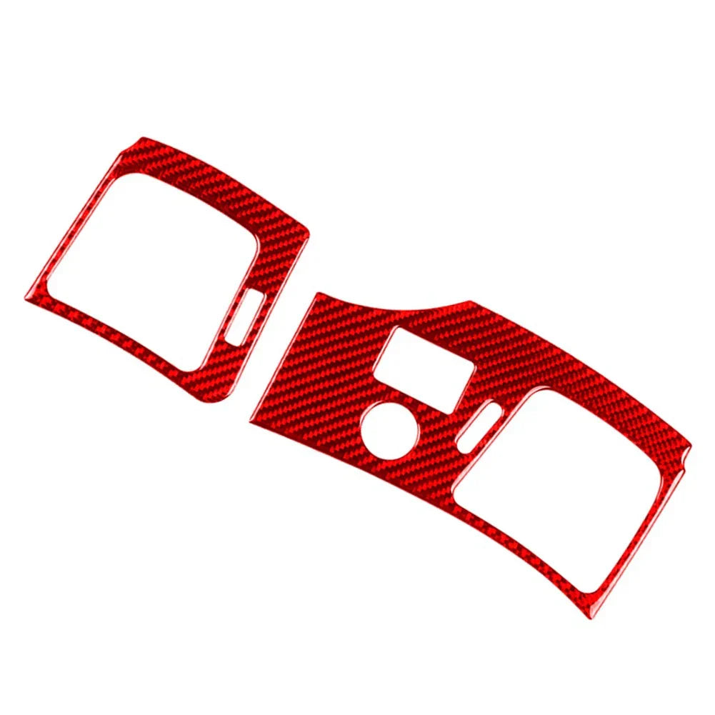 Carbon Fiber Red Interior Side Air Vent Cover Trim for Cadillac CTS (2008-2013)