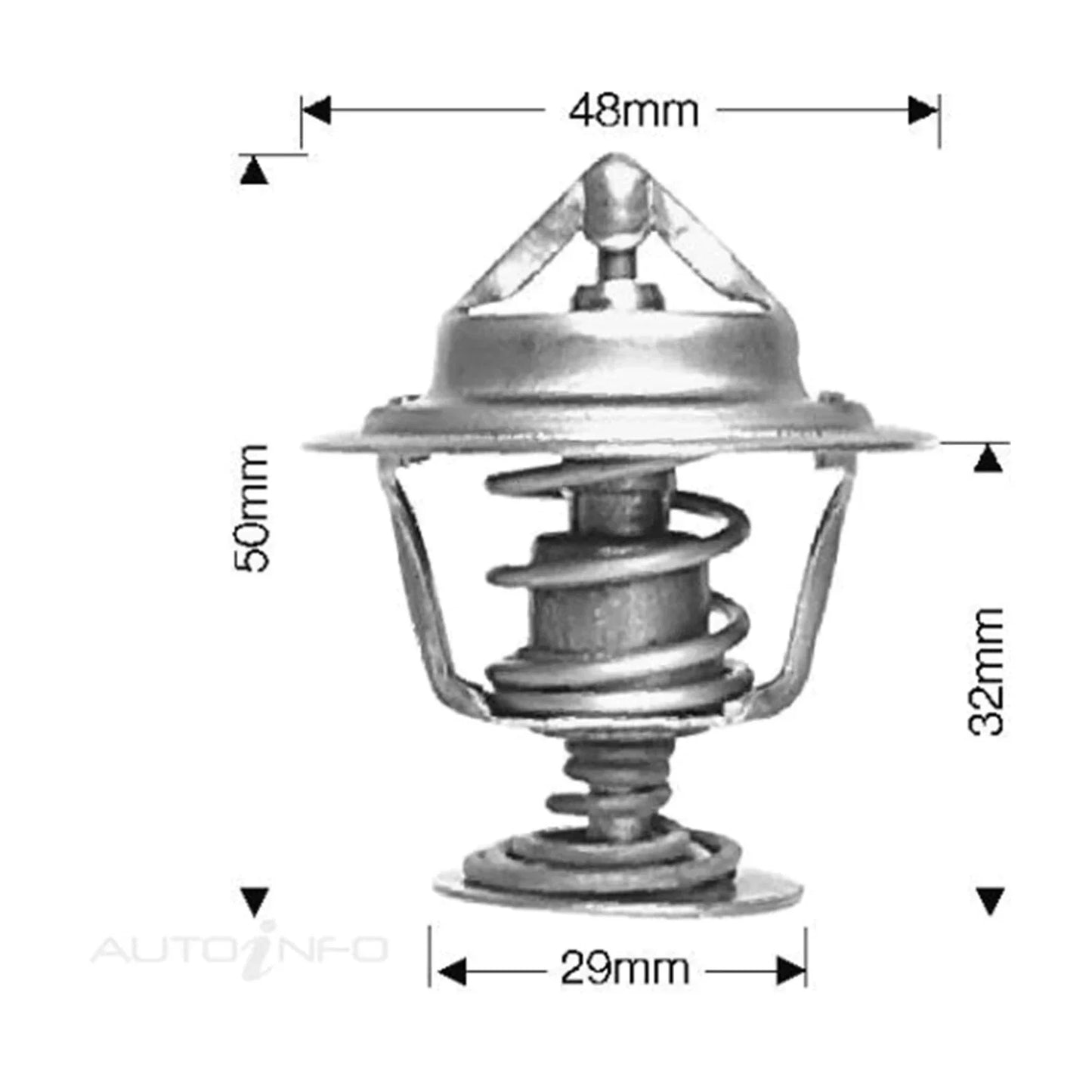 Dayco Thermostat for Toyota Corolla Sprinter AE86 1.6L 4cyl (1983-1985)