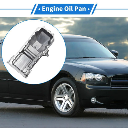 Engine Oil Pan for Dodge Charger 5.7L V8 (2008-2020) - 1 x Aluminum