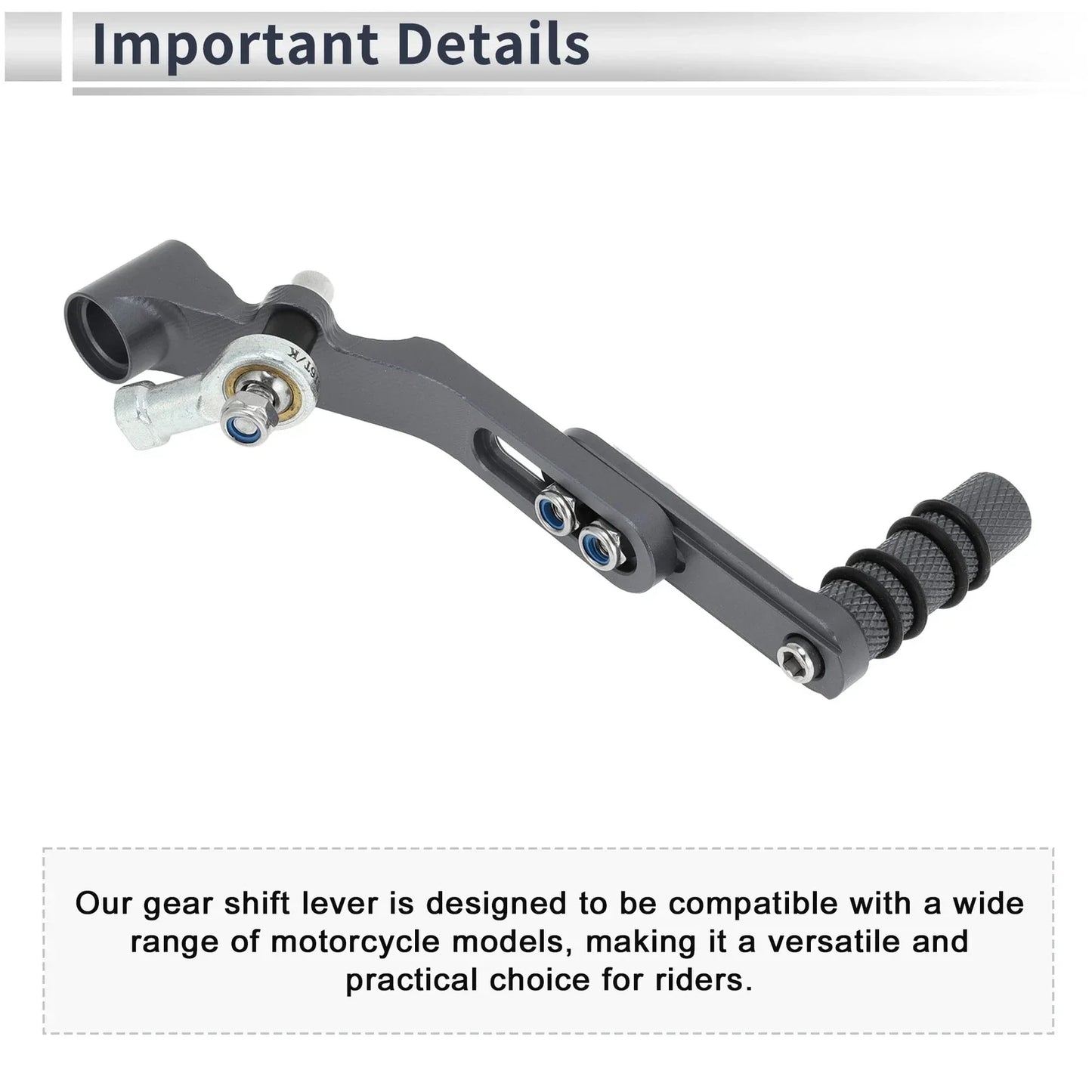 Motorcycle Gear Shifter Lever for Honda CBR650R 2019-2022 Titanium Tone