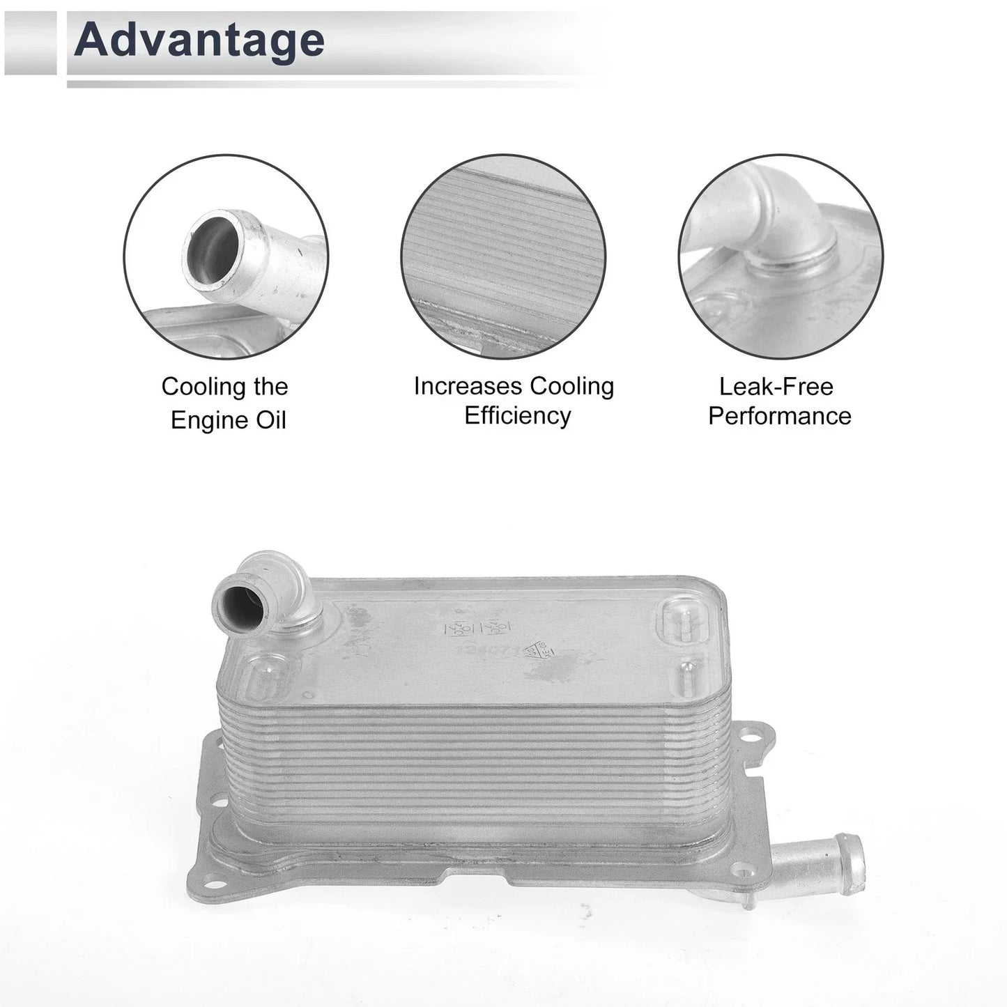 Engine Oil Cooler for Mercedes-Benz CLA250 (2014-2023) - 1 Set
