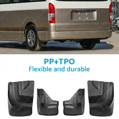 4 x Splash Guard Mud Flap for Toyota Hiace H200 (2005-2019)