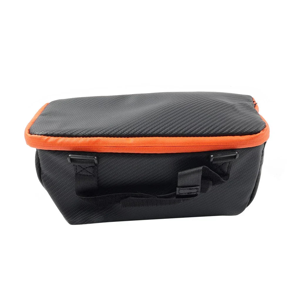 Universal Motorcycle Front Head Bag - Two-Color Black