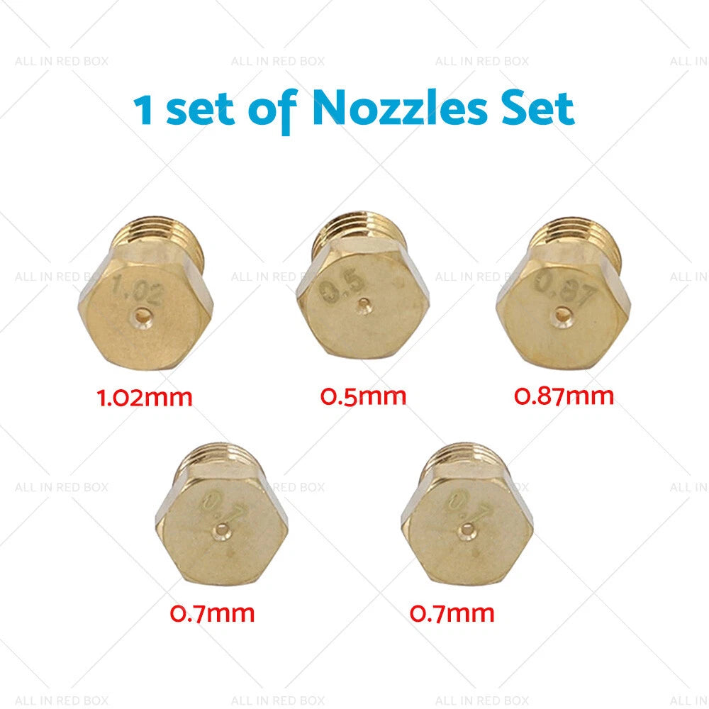 LPG Gas Jet Set 5-30PCS for Burner Hob Conversion Nozzle Injector