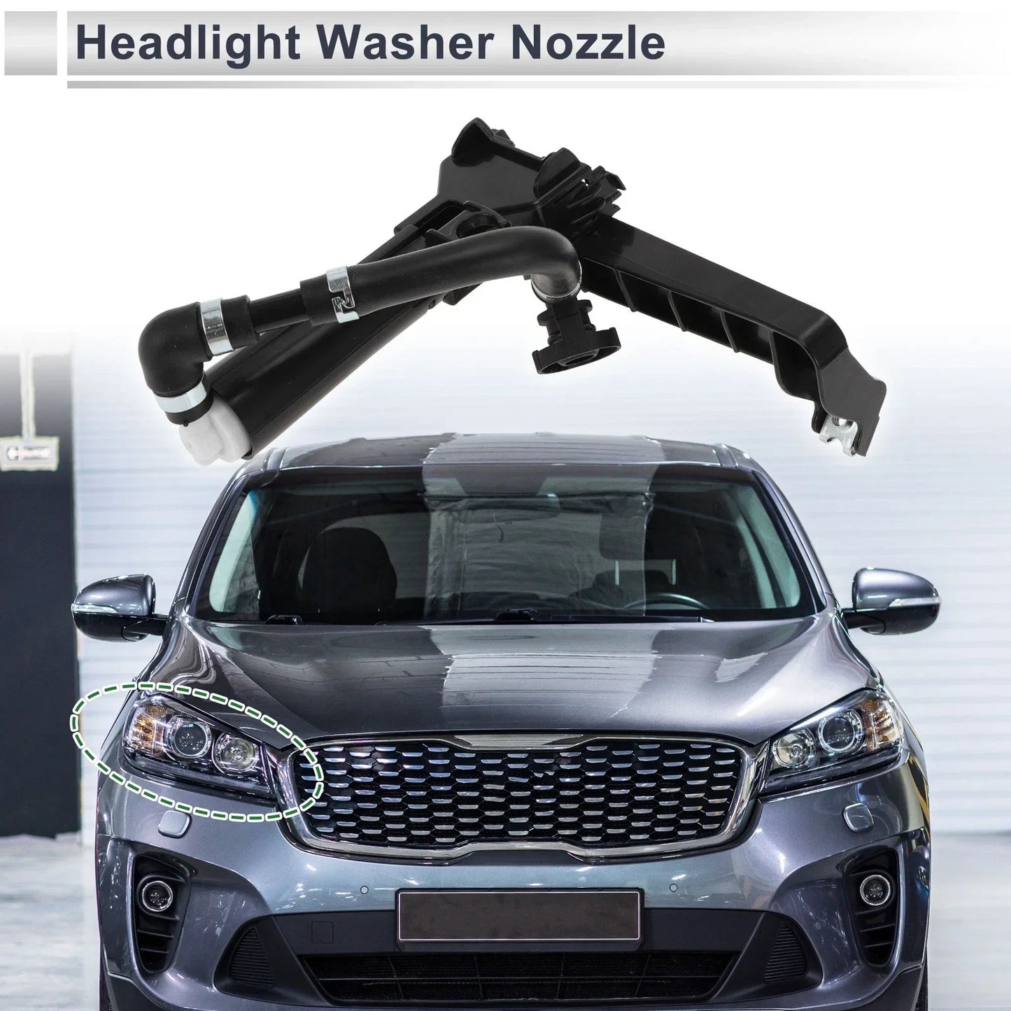 Front Passenger Side Headlight Washer Nozzle for Lexus RX350 (2007-2015)