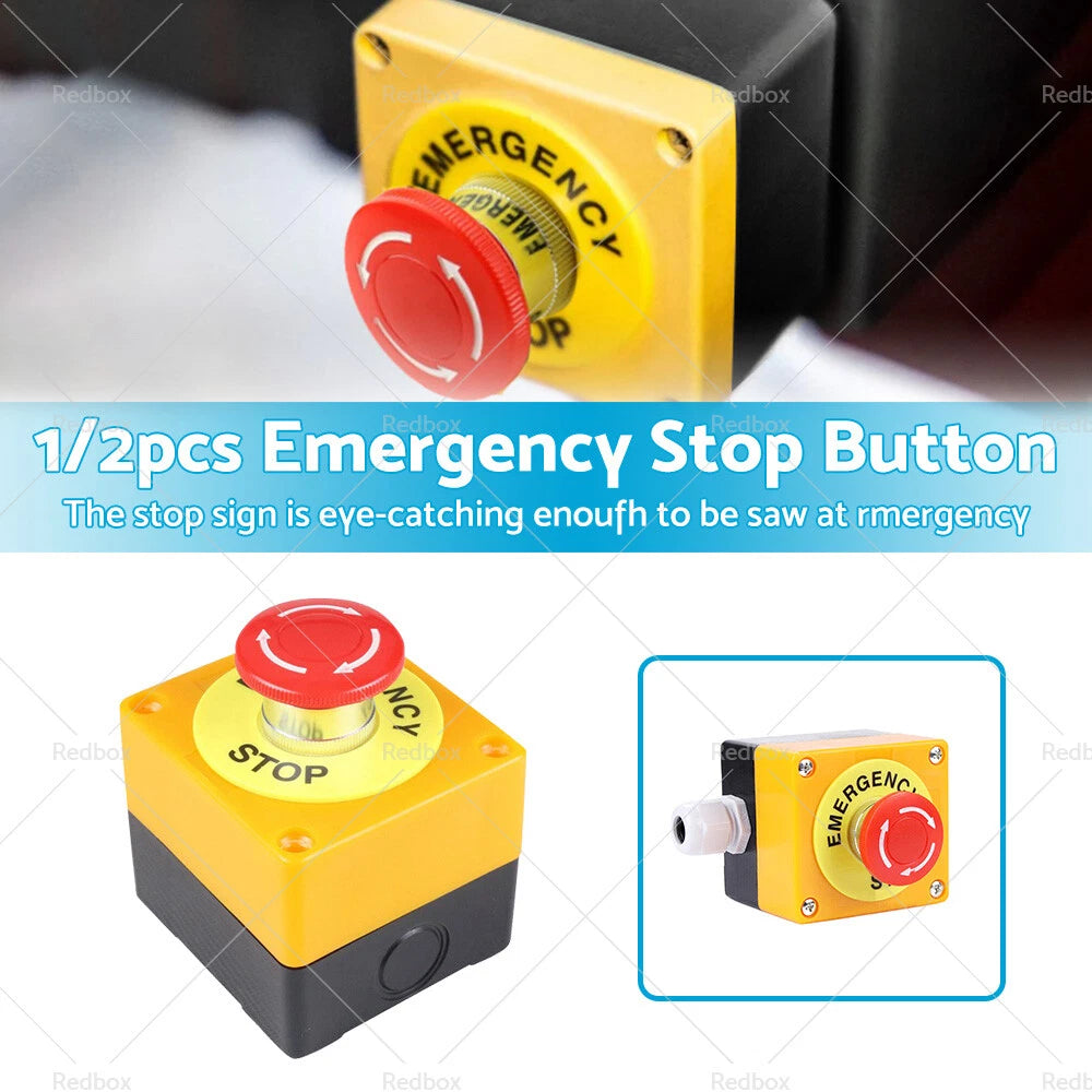 1 x Push Button Switch E-Stop for AU Emergency Shut Off