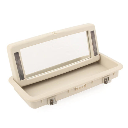 Vanity Mirror with Light for Jaguar XJ (2010-2019) - Rear Row, Creamy White