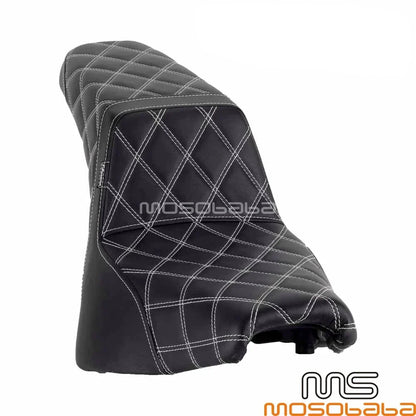 Passenger Driver 2-Up Seat w/ Mount Bolts for Harley Softail FX FL (2018-2022)