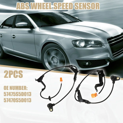 2 x ABS Wheel Speed Sensors for Honda Civic (2001-2005)