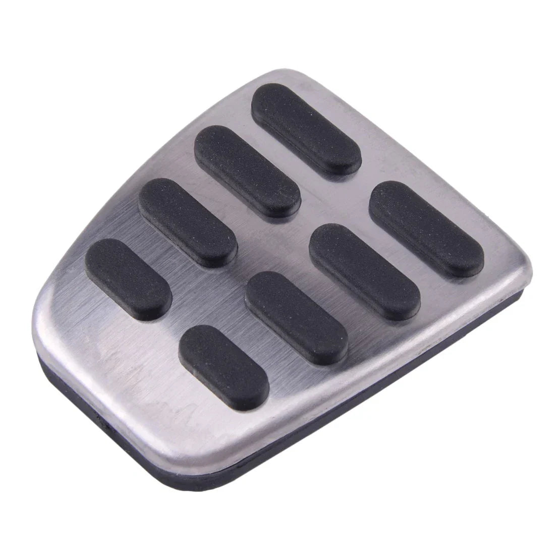 Black & Silver MT Throttle Brake Pedal Plate for Hyundai Sonata, Kia Sportage