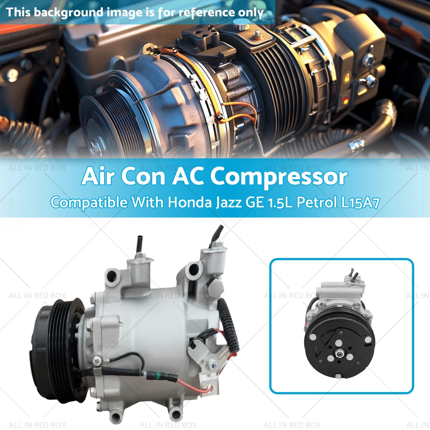 AC Compressor for Honda Jazz GE 1.5L Petrol L15A7 (2008-2014)