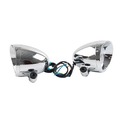 Custom Chrome Motorcycle Passing Spot Light Fog Lamp -  Lights