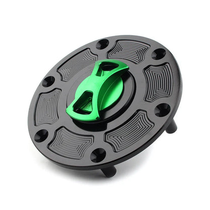 CNC Fuel Tank Cap Green for BMW R1200RT R1200GS R1200R (2013-2019)