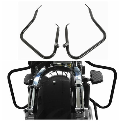 7/8" Black Saddlebags Guard Crash Bar for Harley Street Road Glide (2014-2024)