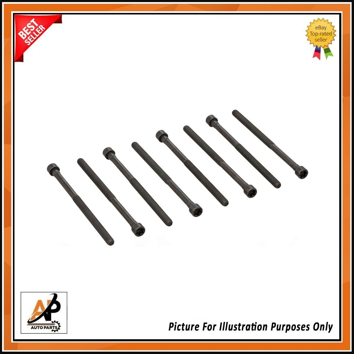 Cylinder Head Bolts Set Replacement for BMW 1 2 3 4 i8 X1 X2 (2014–2019)