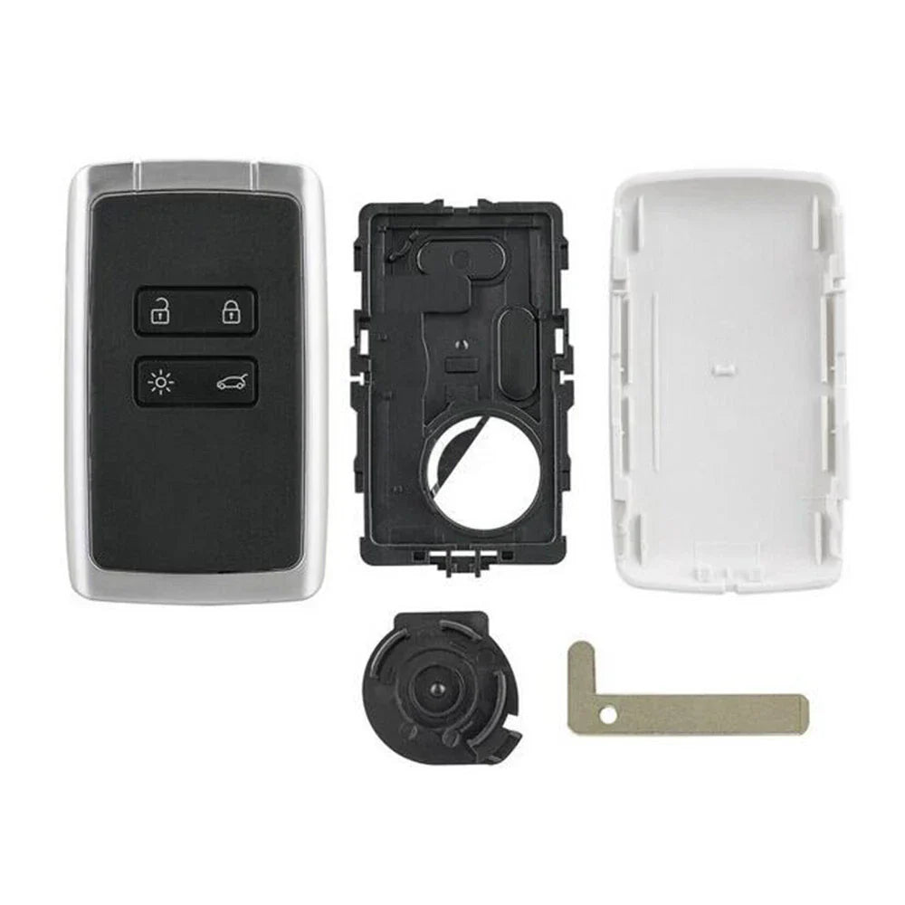 4 Button Key Shell Cover Remote Fob for Renault Koleos Megane Captur (2016-2020)