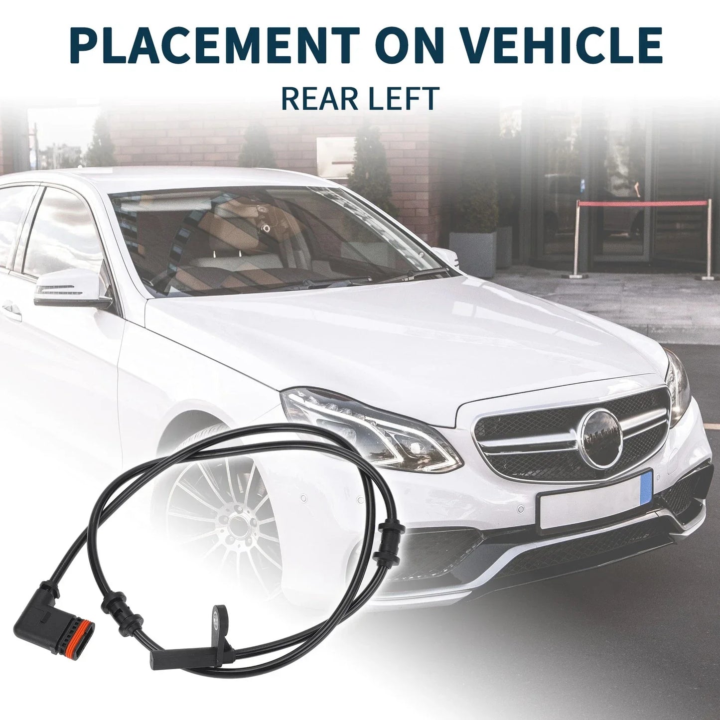 Rear Left ABS Wheel Speed Sensor for Mercedes-Benz SLK280 (2005-2006)