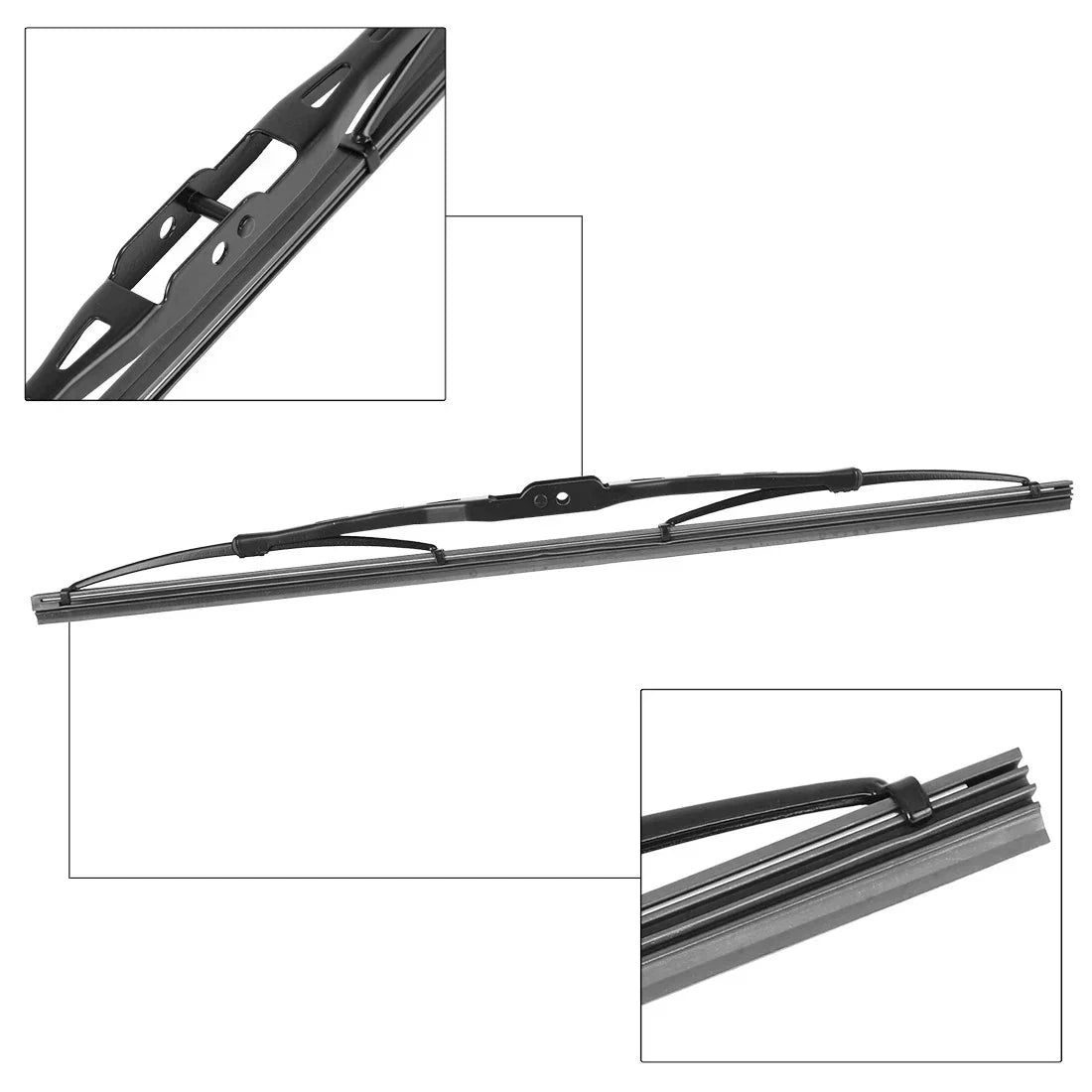 Rear Windshield Wiper Blade Arm Set 500mm for Porsche Cayenne (2003-2010)