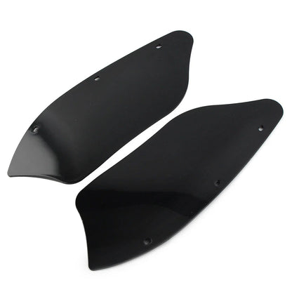 Black Air Batwing Fairing Wind Deflectors for Harley Dyna, Heritage, Softail