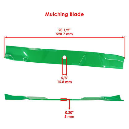 Deck Blade Replacement for Hustler 36 in TrimStar FasTrak SD 42 in Sport Raptor (2011–2011)