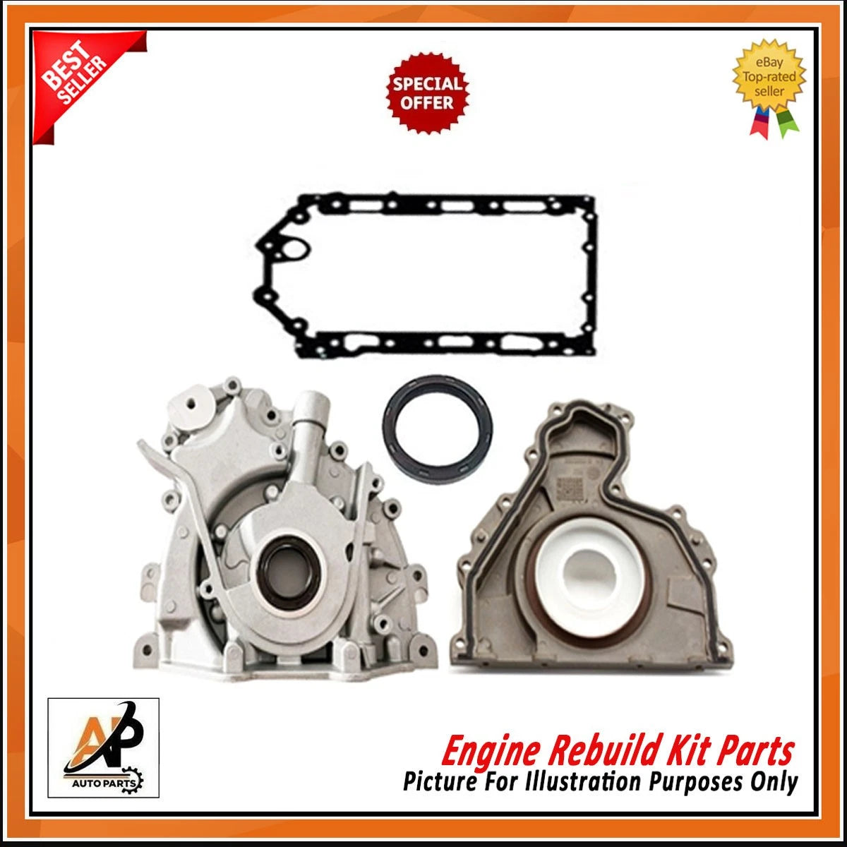 Crankshaft Alloy Steel + Rebuild Kit for Land Rover Range Rover (2010–2013)