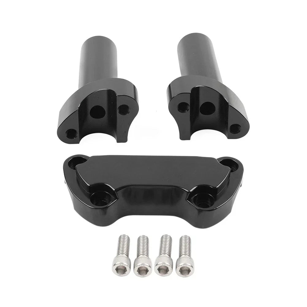 4" Handlebar Risers Top Clamp for Harley Sportster, Dyna, Softail, Road King