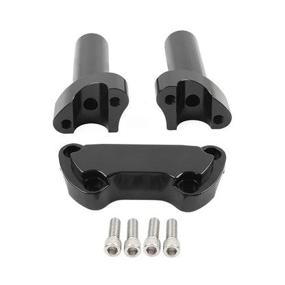 4" Handlebar Risers Top Clamp for Harley Sportster, Dyna, Softail, Road King