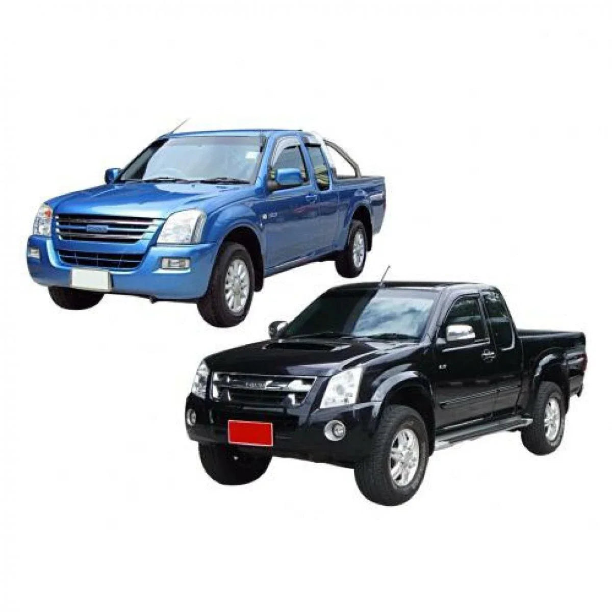 Side Mirror Glass Lens Pair Fits Isuzu D-Max Holden Rodeo RA RC Pickup 2003-11