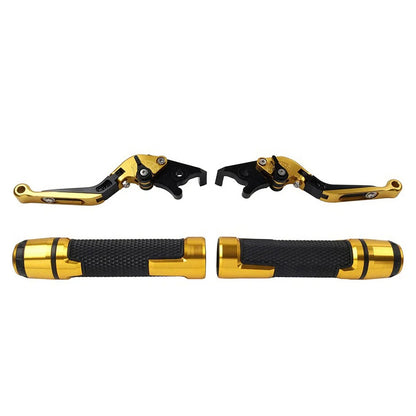 Folding Extendable Brake Clutch Levers & Handlebar Grips for Triumph Speed Triple (2011-2023)