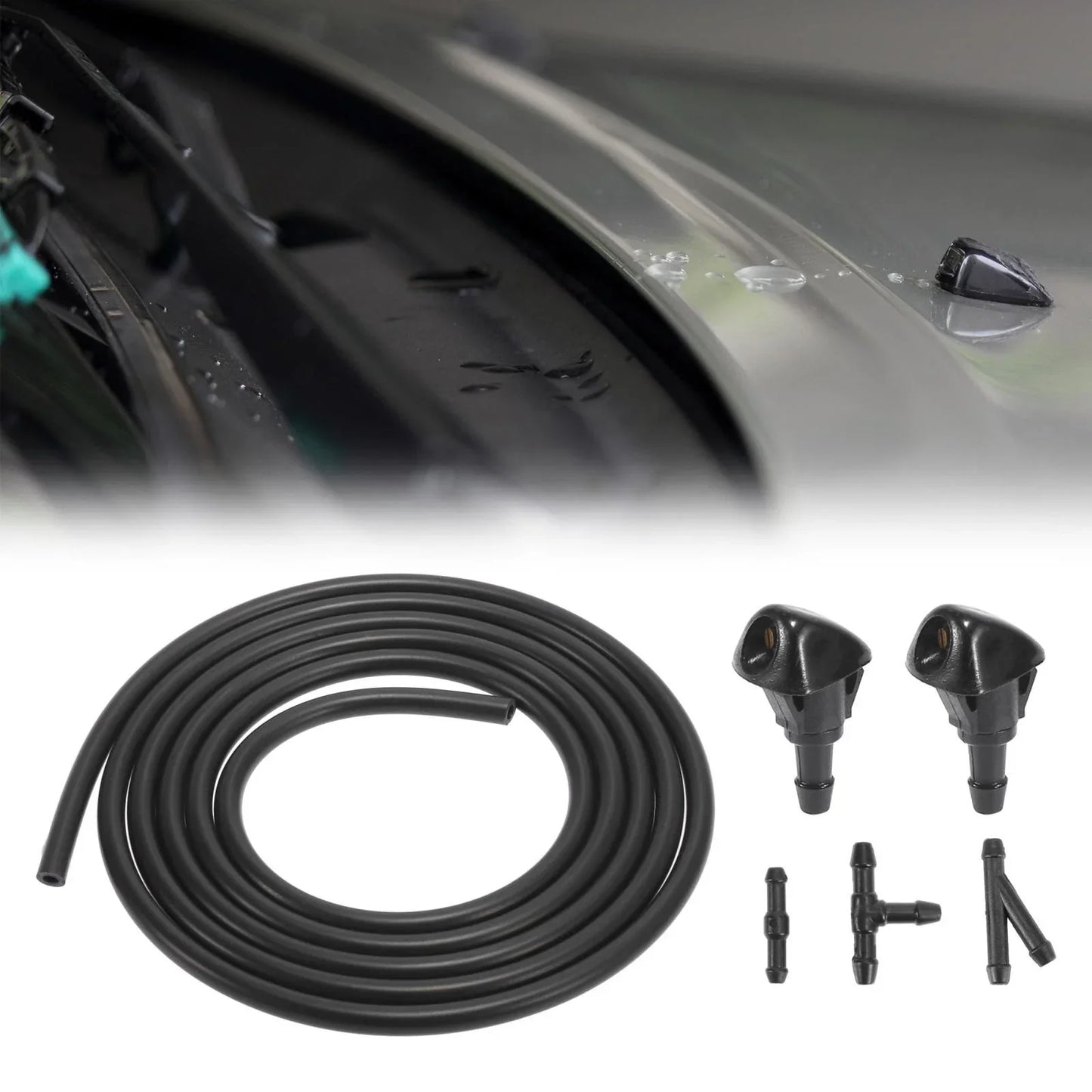 Windshield Washer Nozzles Kit for Honda Accord (2003-2008)