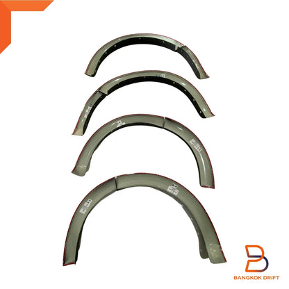 4" Matte Black Fender Flares for Ford Everest UB SUV (2022-2024)