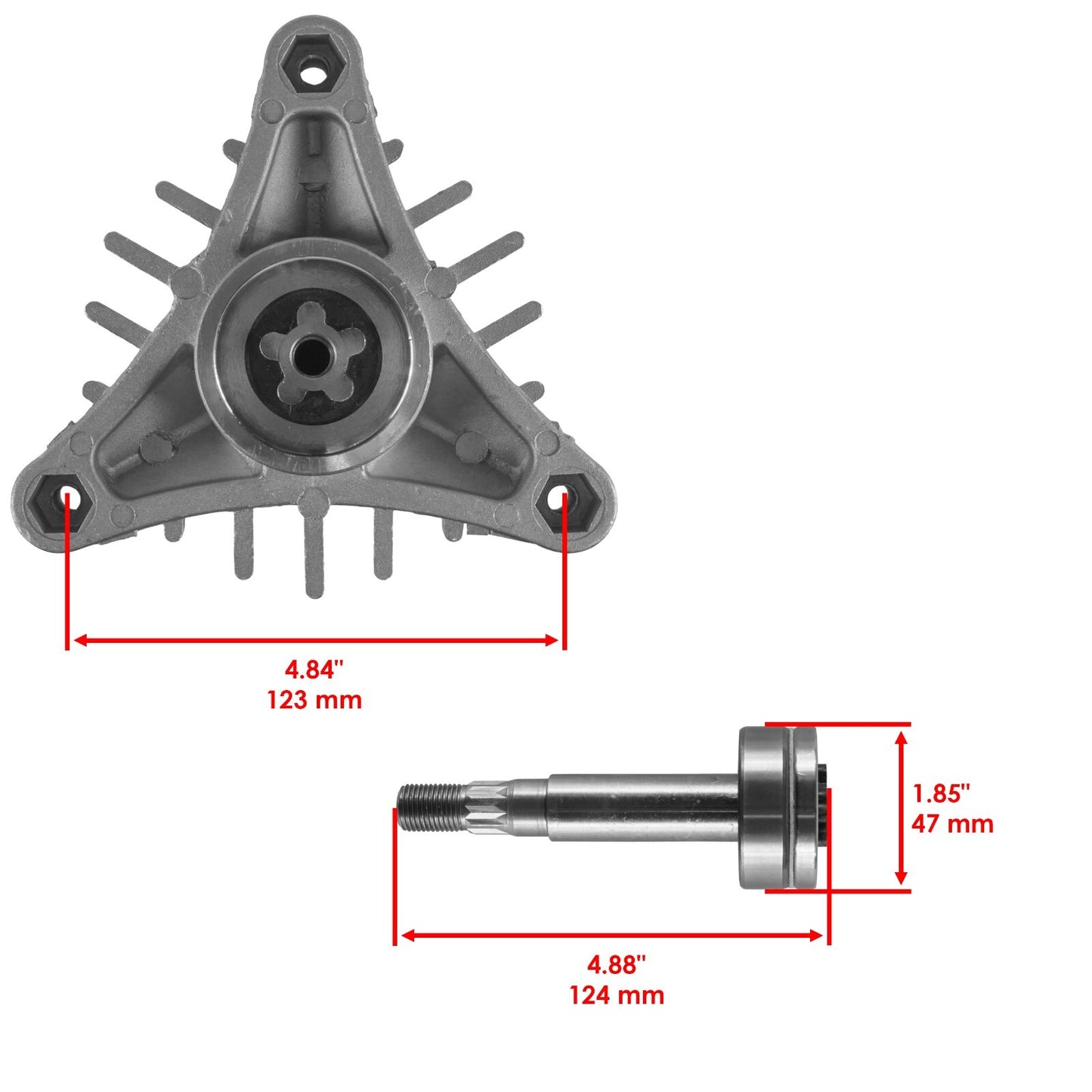 Deck Spindle Pulley Assembly for Husqvarna CT153 (1996–2000)