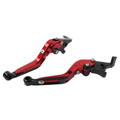 CNC Red Extendable Brake Clutch Levers for Yamaha FJR 1300, XJR1300 (2004-2020)