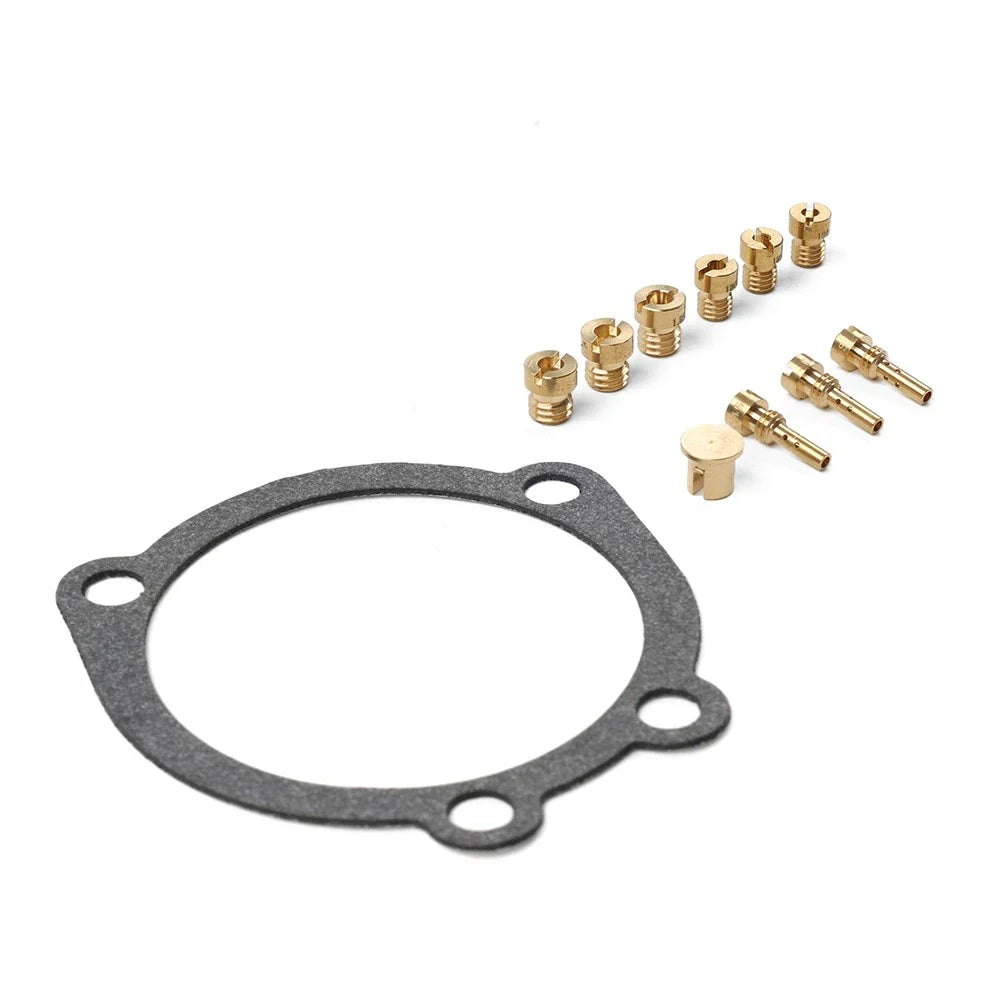 Jet Kit Main & Pilot Jets Gasket for Harley-Davidson CV40 Carb