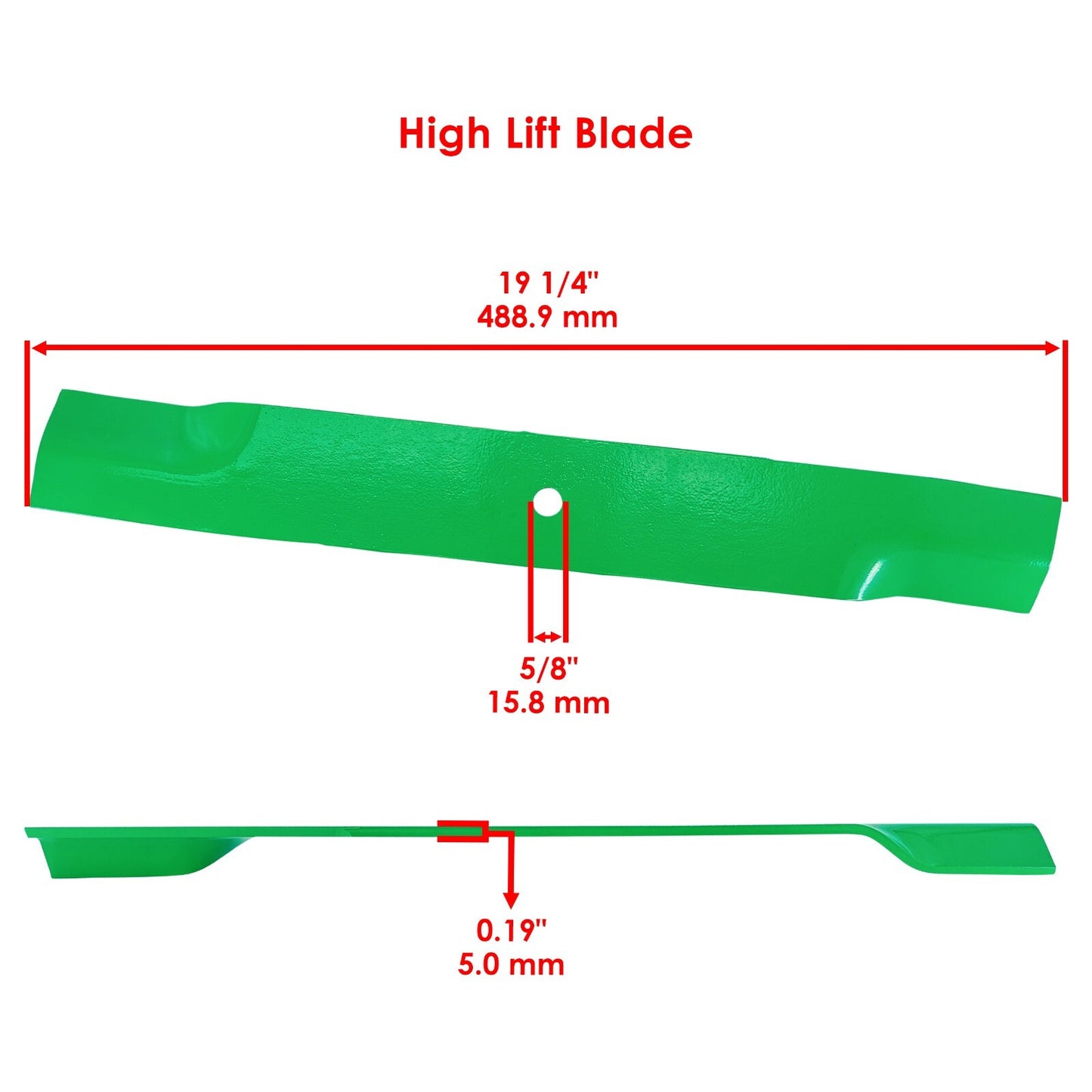 Deck Blade and Bolt Kit for Dixie Chopper Zee 2 (2013–2018)