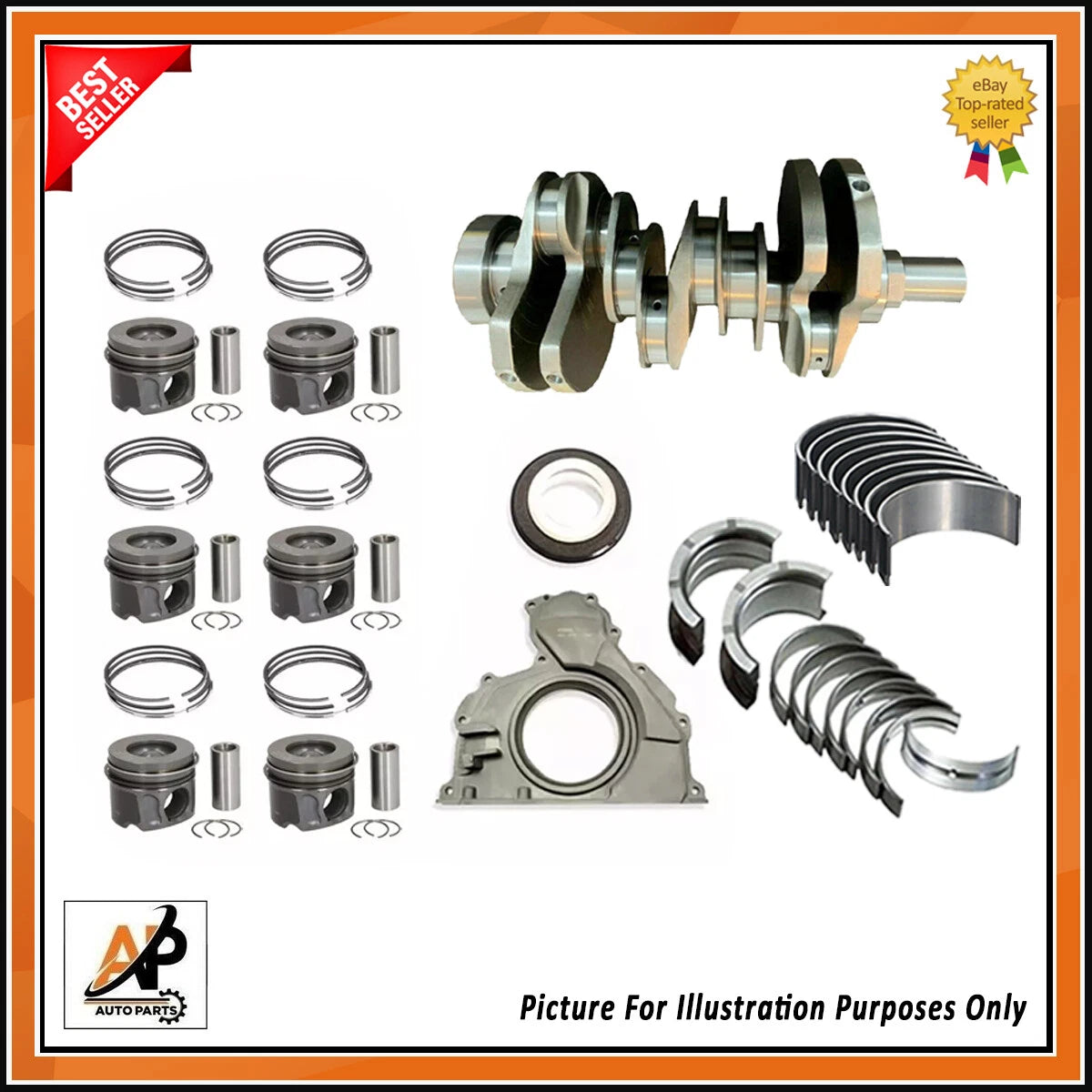 Forged Crankshaft Rebuild Kit for Land Rover Discovery III (2005–2009)