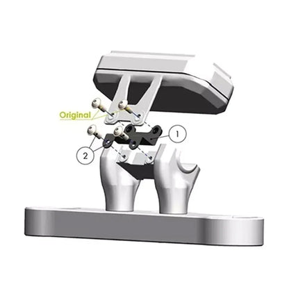 Speedometer Relocation Bracket & Brakehose Extension for YAMAHA MT07 (21-22)