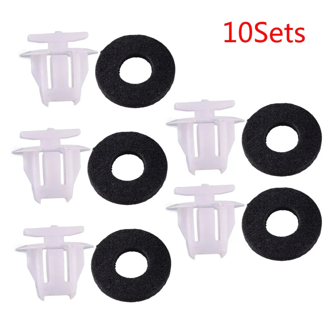 10 x Fender Clamp Wheel Arch Mounting Clips for Nissan
