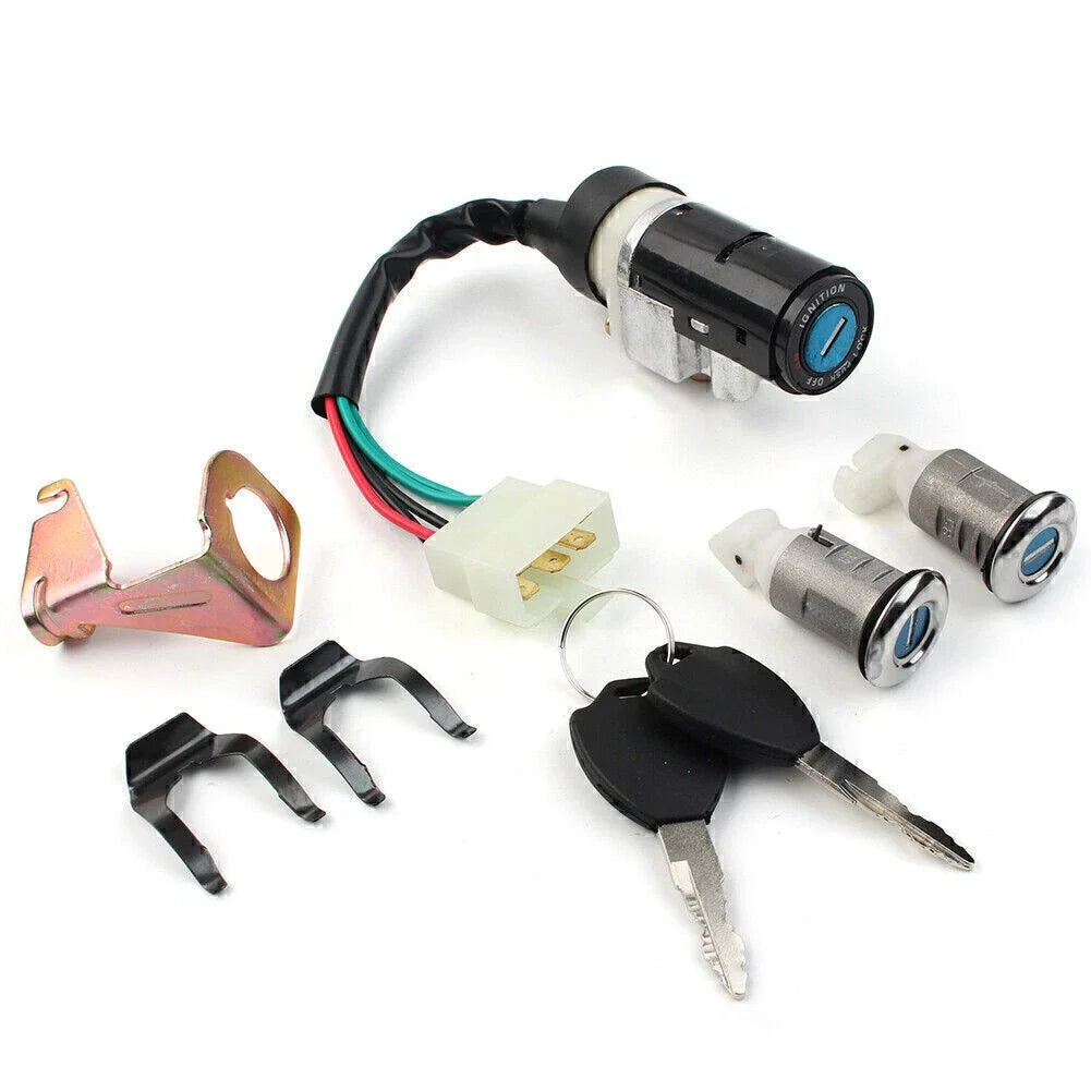 5-Wire Ignition Switch Lock Key Set for GY6 50cc Scooter Moped Motorcycle