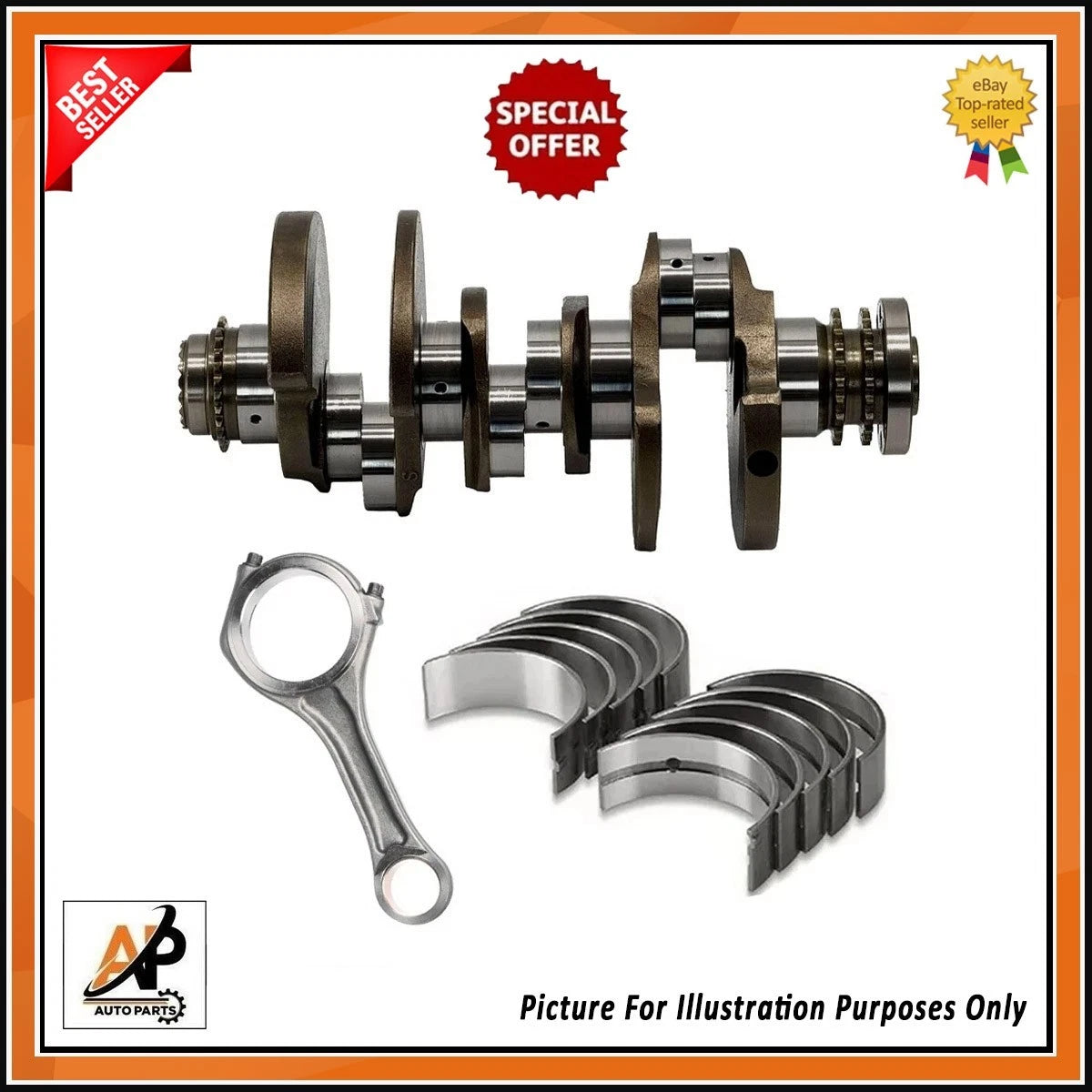 Crankshaft Rebuild Kit for Audi VW A4 A5 Touareg 3.0 TDI (2009–2018)