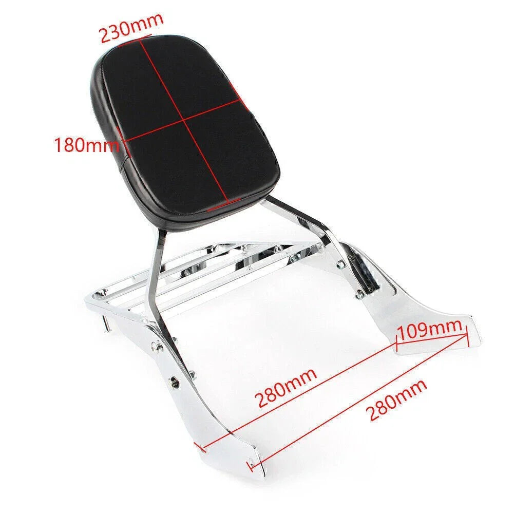 Passenger Backrest Sissy Bar for Honda Shadow SABRE/Ace VT1100 (1997-2003)