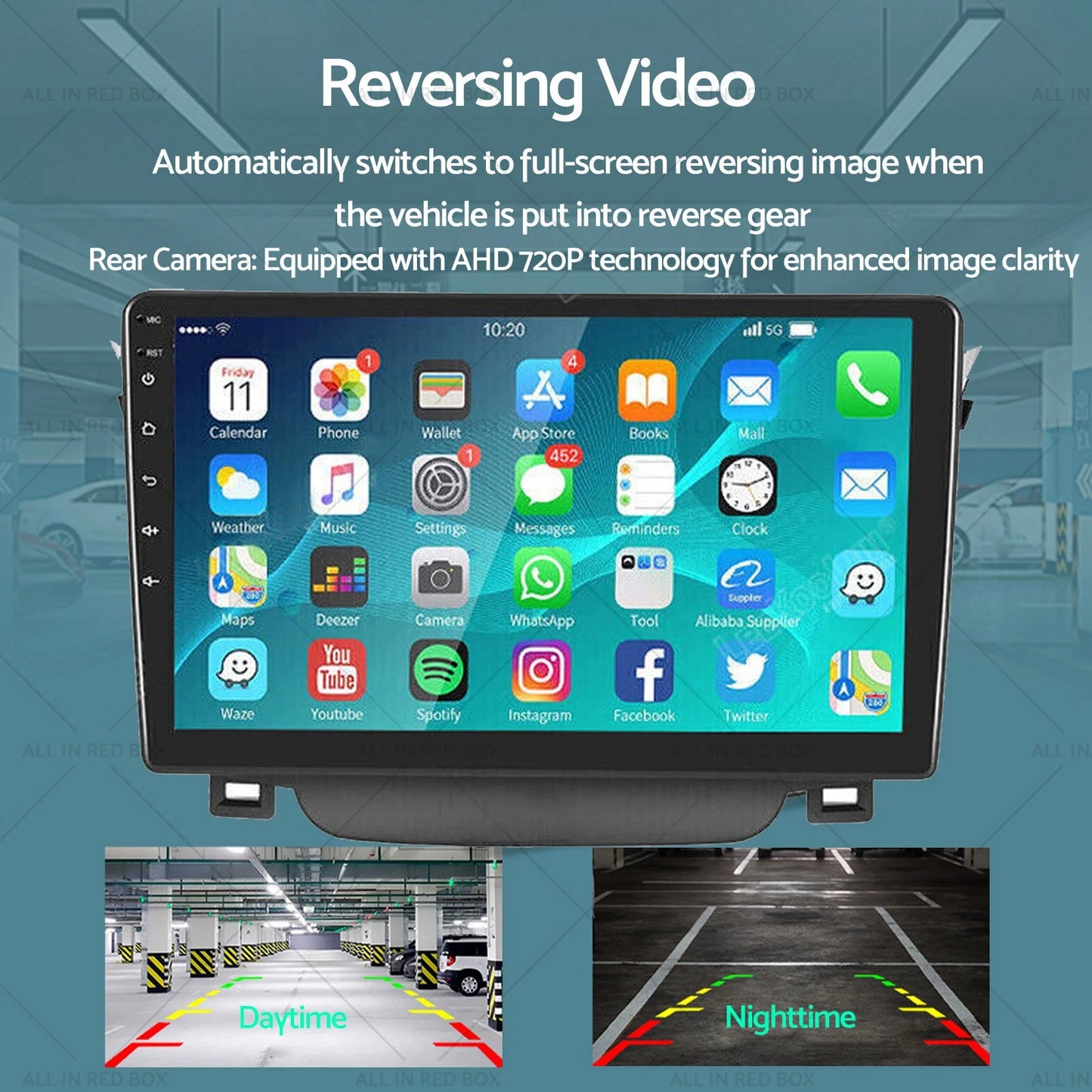 Android Head Unit Car Stereo Bluetooth GPS for Hyundai i30 (2012-2017)
