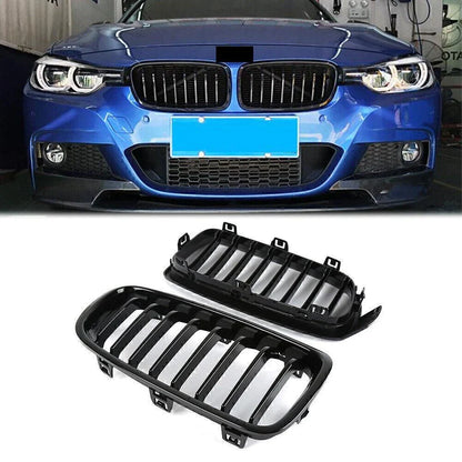 Black Front Upper Center Grille Trim for BMW 3 Series F30 F31 (2013-2019)