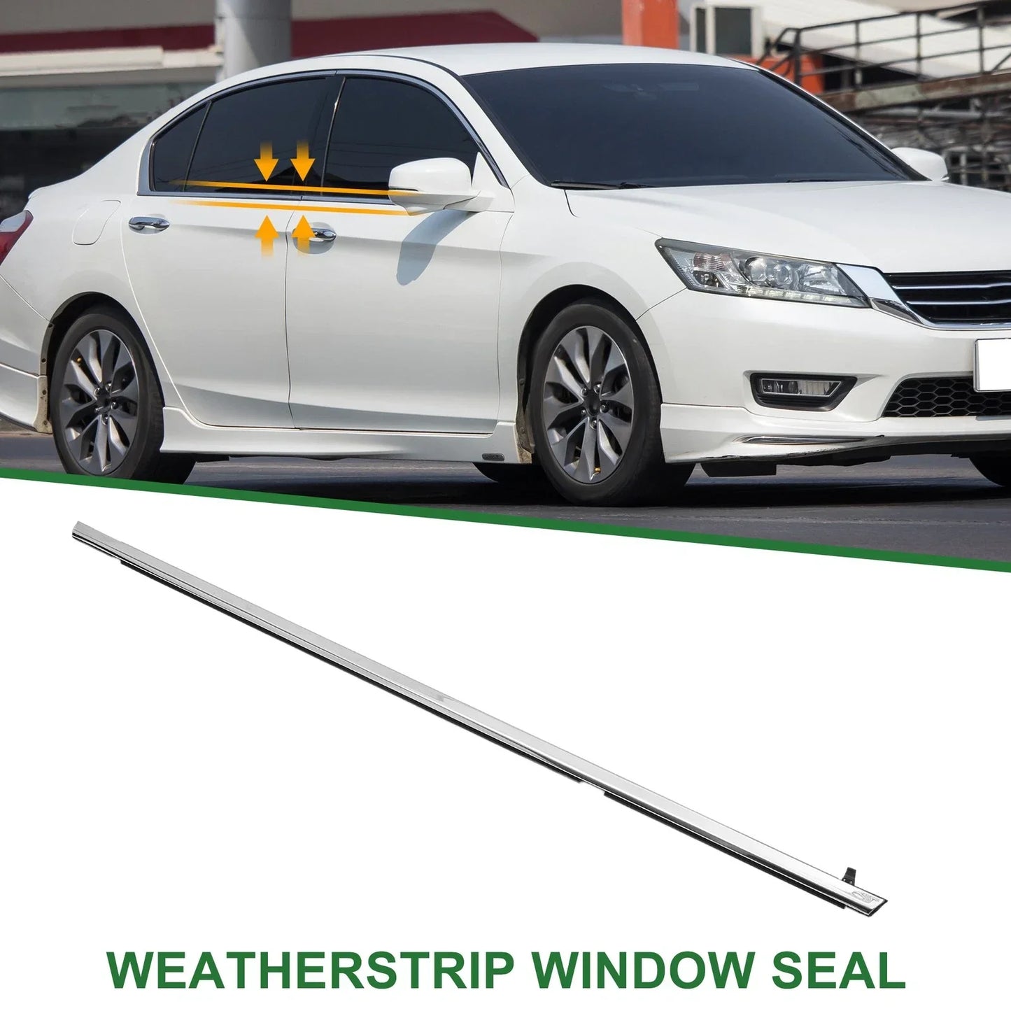 Rear Left Weatherstrip Window Seal for Honda Accord (2003-2007)
