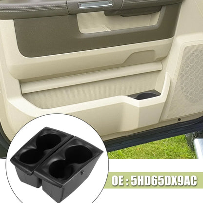 Car Door Cup Holder Insert for Dodge Ram 1500 DT (2019-2021) - 1 Pair