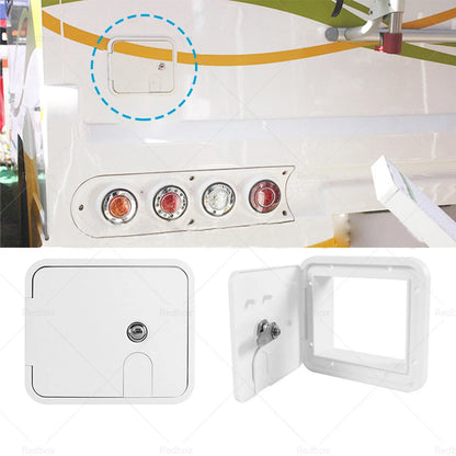Utility Door Access Hatch 194x165mm for Caravan RV Motorhome