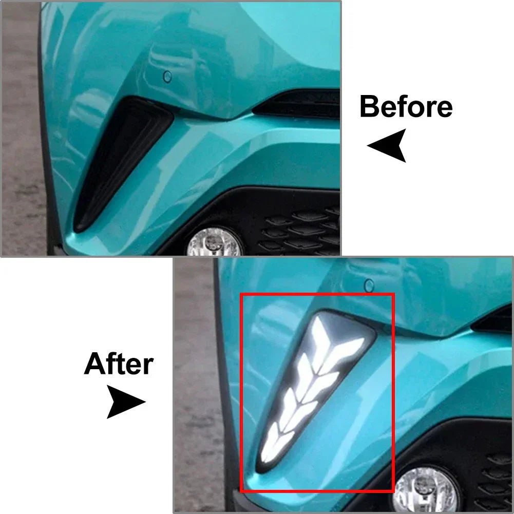 LED Daytime Running Fog Lights for Toyota CHR CH-R (2018)
