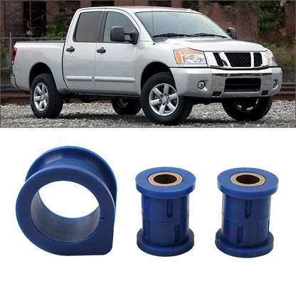 Blue Steering Rack & Pinion Bushing Set for Nissan Armada (2005-2013)